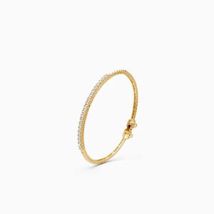 Classic 0.95 Ct Lab Grown Diamond Tennis <b>Gold</b> Bracelet In 9K Yellow White And Rose <b>Gold</b> - Product Image 3
