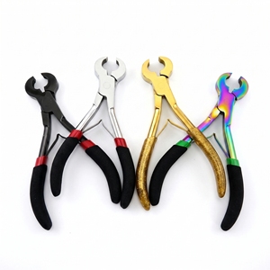 High Quality Hair Extensions <b>Tools</b> Keratin Bond Cutter Fusion Remover Plier U-Tip Comfort Foam Grip Stainless Steel Easy-Open - Product Image 4