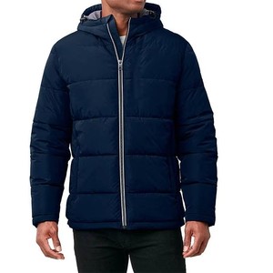 Oversize <b>Cropped</b> Bubble <b>Jacket</b> Winter Custom Made Logo Bubble <b>Jacket</b> for Man Winter Plus Size <b>Jacket</b> with Stand Collar Quality - Product Image 4