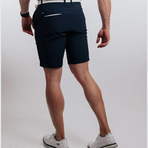 Shorts de golf chino pour hommes OEM personnalisés, design color block, écologiques, séchage rapide, respirants, toile de haute qualité, coupe décontractée - Product Image 4