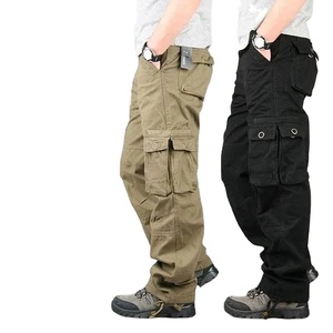 OEM service toile coton Cargo pantalon à la mode longue fermeture éclair décontracté vente en gros foncé bas quantité minimale de commande orienté vers l'exportation qualité prix bon marché - Product Image 5