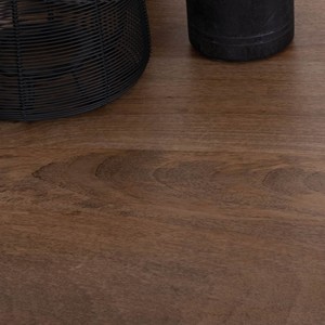 Vandana Golden Value <b>round</b> coffee <b>table</b> with a clean and organic design, made of <b>solid</b> mango <b>wood</b> - Product Image 6