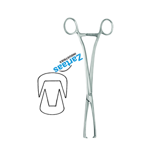 Pinzas Quirúrgicas MUSEUX VULSELLUM de Acero Inoxidable de Alta Calidad, Rectas, 9 mm, 26 cm, 2 x 2 Dientes, Fabricante y Exportador de Instrumentos Quirúrgicos - Product Image 6