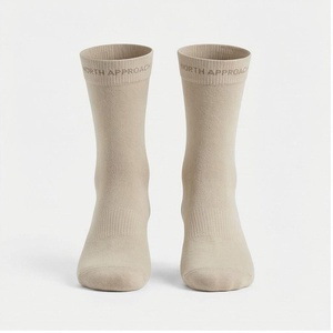 Crew <b>Socks</b> Geometric Pattern Blue Breathable Running <b>Socks</b> for Adults Spring Season - Product Image 1