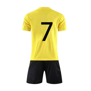 Wholesale Custom Soccer Uniform Set Fully Sublimation Solid Pattern Automated Cutting with Custom Design Logo OEM Serviced - Product Image 3