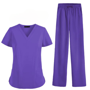 Vente en gros usine de blouses chirurgicales, tenues de travail et blouses de laboratoire unisexe en coton et polyester, avec détection d'aiguilles, pour hôpitaux, cliniques dentaires et cabinets médicaux - Product Image 3