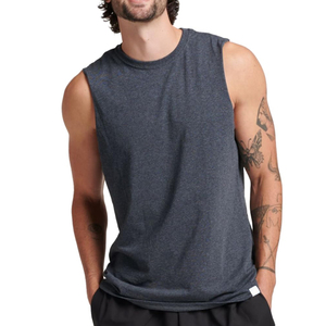 ODM Men Street Style Hip Hop Tank Top Custom Graphic Print 100% Soft Cotton Polyester Casual Sporty Sleeveless TankTops Tee - Product Image 6