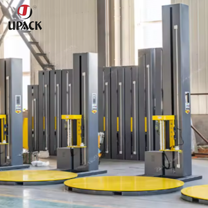 Machine d'emballage de palettes pré-étirées de type ceinture avec mouvement vertical, plateau tournant de 1700 kg pour boîtes, plateaux et palettes médicales - Product Image 3