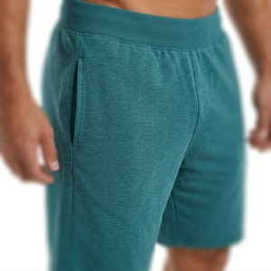 Pantalones Cortos Deportivos para Hombre, Estilo 2026, Color Verde Azulado, Cintura Elástica con Cordón, Algodón Suave, Corte Holgado, Casuales de Verano - Product Image 3