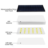 Portable pliable moderne solaire alimenté LED lampe de bureau contrôle tactile Dimmable USB Rechargeable sans fil pour les étudiants utilisation au bureau