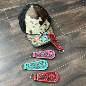 Clips para Sombreros de Cuero Genuino Hechos a Mano al por Mayor, Diseño Occidental Vintage, Accesorios Duraderos para Sombreros para Hombres y Mujeres - Product Image 6