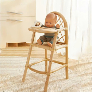 Handicraft Kids <b>Table</b> and Chairs Rattan for Nursery Playroom Wicker Seat Natural Lightweight Baby Kids Rattan Chair from Vietnam - Product Image 6