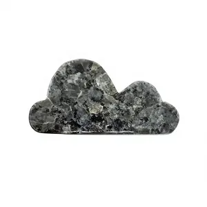 Superbe pierre précieuse en larvikite sculptée en forme de nuage, cristal de nuage pour la décoration intérieure, grossiste en cristaux sculptés en forme de nuage - Product Image 1