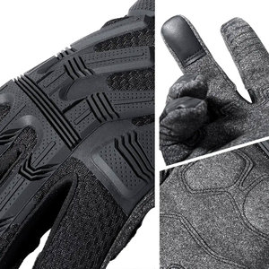Gants de moto en cuir véritable avec rembourrage renforcé, compatibles avec les écrans tactiles, imperméables, nouveau design tendance, personnalisez votre logo, haute qualité - Product Image 6