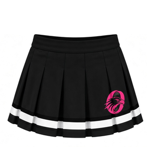 Conjunto de Uniforme Deportivo Negro y Rosa, Top de Manga Corta, Falda Plisada, Ropa Deportiva para Equipos, Entrenamiento, Práctica y Competencia - Product Image 4