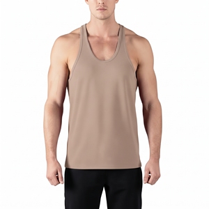 Débardeur Homme 100% Coton Séchage Rapide, T-shirt Décontracté Sans Manches, Gilet d'Été Doux et Respirant pour Usage Quotidien, Vêtement Personnalisable sur le Devant - Product Image 1