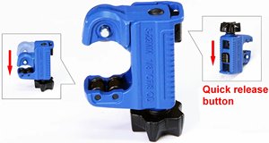 เครื่องตัดท่อปรับขนาดได้รวดเร็ว DIA 3~22 มม. ใบมีดตัด USJ2 พร้อมปุ่มปลดเร็ว - Product Image 4
