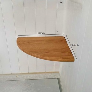 Indian Supplier <b>Rustic</b> Wooden Corner Wall <b>Shelves</b> Set of 3 for Decorative Storage in Living Room Available at Best Price - Product Image 6