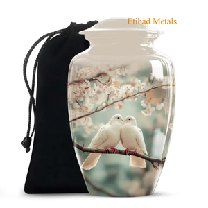 Large Capacity Aluminum Urn for Human Ashes Adult Size-200 Cubic Inch Metal Cremation Urn-<b>Memorial</b> <b>Vase</b> for Funeral Service - Product Image 1