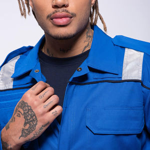 Custom OEM Safety Overall Coveralls Anti-Heat Level a Protection Stylish Workwear <b>Uniform</b> Safety Security <b>Guard</b> <b>Uniforms</b> - Product Image 4