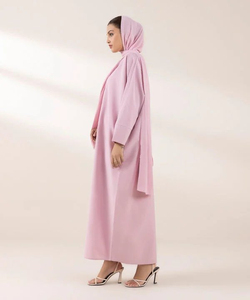 Nouveau modèle Abaya Jilbab musulmane 2 pièces pour femme, prix de gros, service OEM ODM personnalisé - Product Image 6