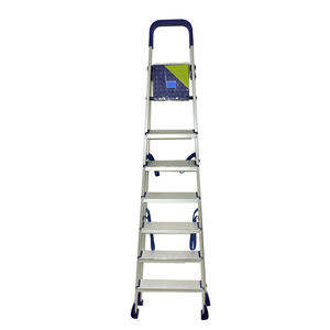 Escalera Extensible Plegable Multiusos Resistente, Telescópica de Aleación de Aluminio Moderna para Uso Doméstico, Ático, Techo, Almacén - Product Image 1