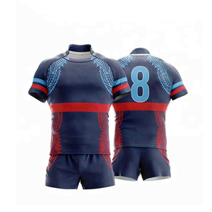 Uniforme de Rugby Premium, Conjunto de Camiseta y Pantalones Cortos con Logotipo Personalizado, Tejido Transpirable Profesional - Product Image 3