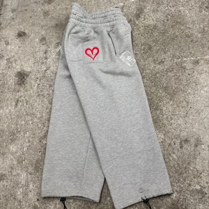 Nouveau pantalon de jogging à double taille avec motif brodé poker, pantalon ample unisexe pour hommes et femmes, style Goth Hip Hop Streetwear, pantalon de survêtement baggy - Product Image 4