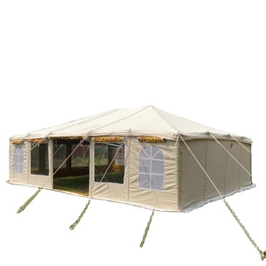 Tente extérieure de luxe de grande taille cadre en fer toile de haute qualité conception résistante à l'eau Qatar aventures dans le désert du Moyen-Orient - Product Image 1