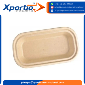Environment Friendly Bagasse 500ml Square Takeaway Plastic Free <b>Food</b> <b>Container</b> Lid <b>Microwave</b> Safe Heat Resistant BRC Certified - Product Image 2
