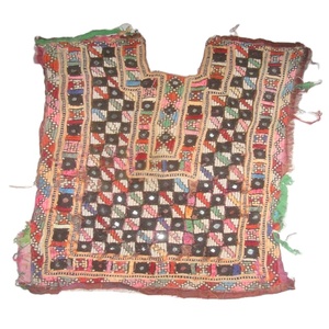 Parche de trabajo de espejo de yugo Baloch afgano Vintage para mujer, ropa islámica de moda bordada, vestidos de último estilo, tela hecha de Abayas - Product Image 1