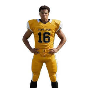 Uniforme de Fútbol Americano Personalizado de Alta Calidad en Dos Tonos, Estilo Profesional para Adultos con Pantalones Cortos - Product Image 2