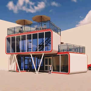 Casa Prefabbricata Mobile in Acciaio Stile Apple, Ecologica e Moderna, per Uso Esterno in <span class=keywords><strong>Hotel</strong></span> e Uffici - Product Image 3