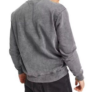 Sudadera de Invierno para Hombre con Lavado Ácido, Logotipo y Color Personalizados, 100% Algodón, Transpirable y Ecológica - Product Image 2