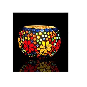 Different Design Nordic Modern Mosaic Tealight <b>Candles</b> <b>Holder</b> Glass Wedding Luxury Candlestick for Home Decoration - Product Image 2