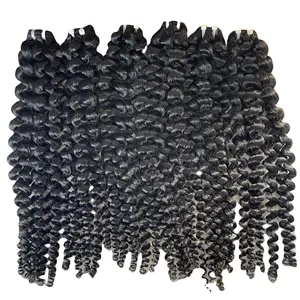 Raw Hair Bundles Tight Curly Remy Vigin Vietnamese Unprocessed Virgin Curly Weft Hair Extensions Human Hair