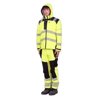 Combinaison de sécurité réfléchissante pour hommes, veste et pantalon haute visibilité, fabrication sur mesure, étiquette privée, fabricant d'usine