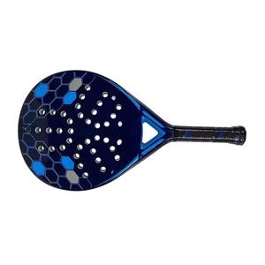 Raquette de padel en fibre de carbone personnalisée professionnelle avec filet en nylon - Légère pour l'entraînement et le divertissement au tennis de plage - Product Image 3