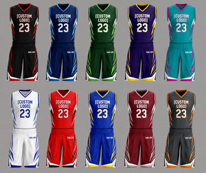 Conjunto de Camiseta y Pantalones Cortos de Baloncesto Personalizados de Micah Corporation, Múltiples Opciones de Color, Uniforme de Equipo Sublimado, Logotipo Personalizado 100% - Product Image 3