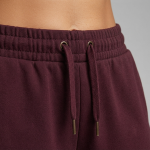 Shorts en molleton de coton à bas prix pour femmes, shorts d'entraînement légers avec cordon de serrage réglable et poches latérales - Product Image 6