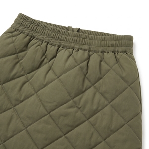 Jupe mi-longue matelassée d'hiver pour femme, chaude et décontractée, jupe rembourrée tendance, OEM ODM, vente en gros, usine, logo personnalisé, faible MOQ - Product Image 6