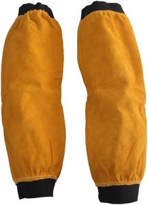 Manchon de soudage ignifuge jaune à double couture, coupe standard, vêtement de sécurité pour la protection contre le feu, 18,7 x 5,51 pouces - Product Image 2