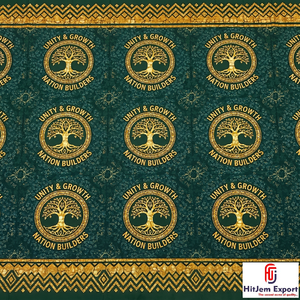 Tissu en coton imprimé africain de qualité supérieure, fabricant de textiles OEM ODM, fournisseur de production de tissus imprimés africains - Product Image 1