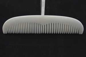 bone comb pocket comb vintage prototype - Product Image 2