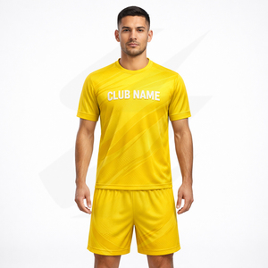 Wholesale <b>Soccer</b> Wear Football Uniform Jerseys Polyester Mesh Sports Clothing Team Wear Low MOQ - Product Image 3