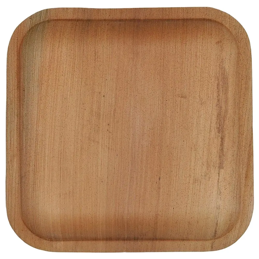 Placas de hoja de palma Areca, platos y placas biodegradables 100%, novedad, elegante, comprador en la India