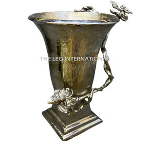 Florero Decorativo de Hierro Dorado de Lujo, Hecho a Mano, Estilo Europeo, para Decoración de Hogar, Oficina, Sala de Estar, Recién Llegado - Product Image 1