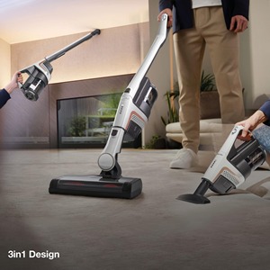 Cordless Stick Vacuum Cleaner, 60 min runtime, Lotus White / Rose Gold - Product Image 1