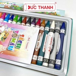 Juego de crayones de cera personalizados de 18 colores, no tóxicos, de Vietnam - Product Image 1