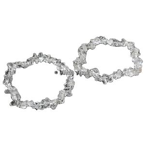 Pulseras de cristal con Chips de cuarzo transparente, pulseras de piedras preciosas al mejor precio en línea - Product Image 1
